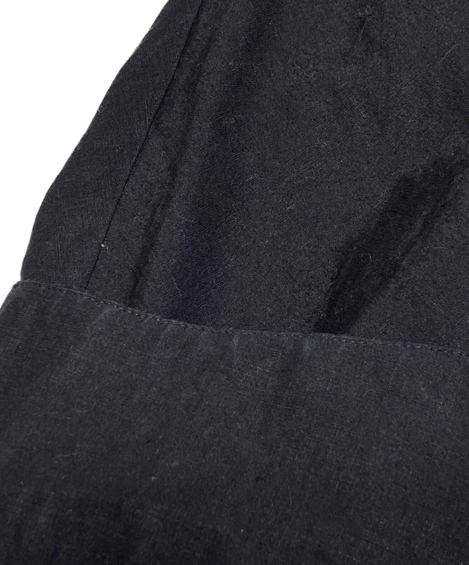 DEPAREILLE (デパリエ) リネンノーカラージャケット ブラック サイズ:36