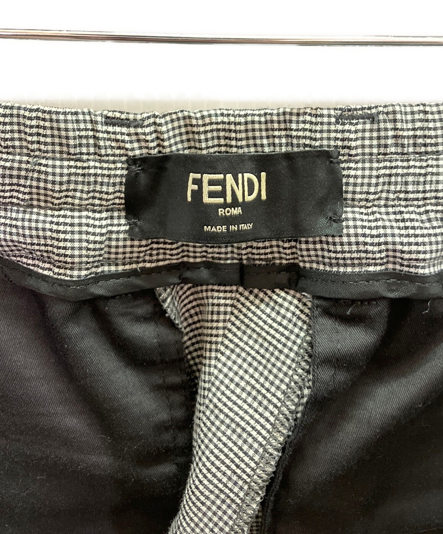 中古・古着通販】FENDI (フェンディ) ズッカ柄テーパードチェック