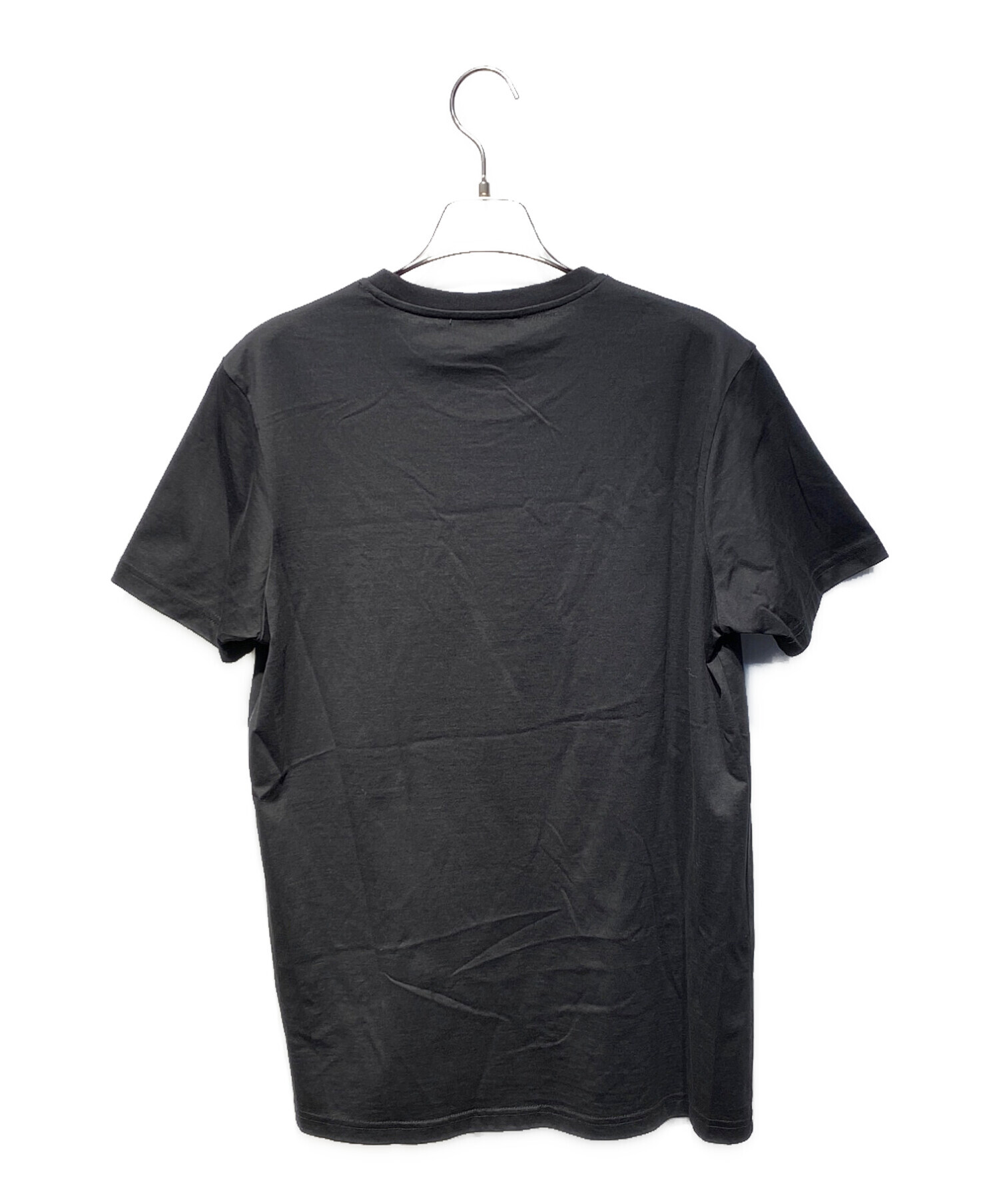 HERMES (エルメス) H刺繍Tシャツ ブラック サイズ:Ｌ