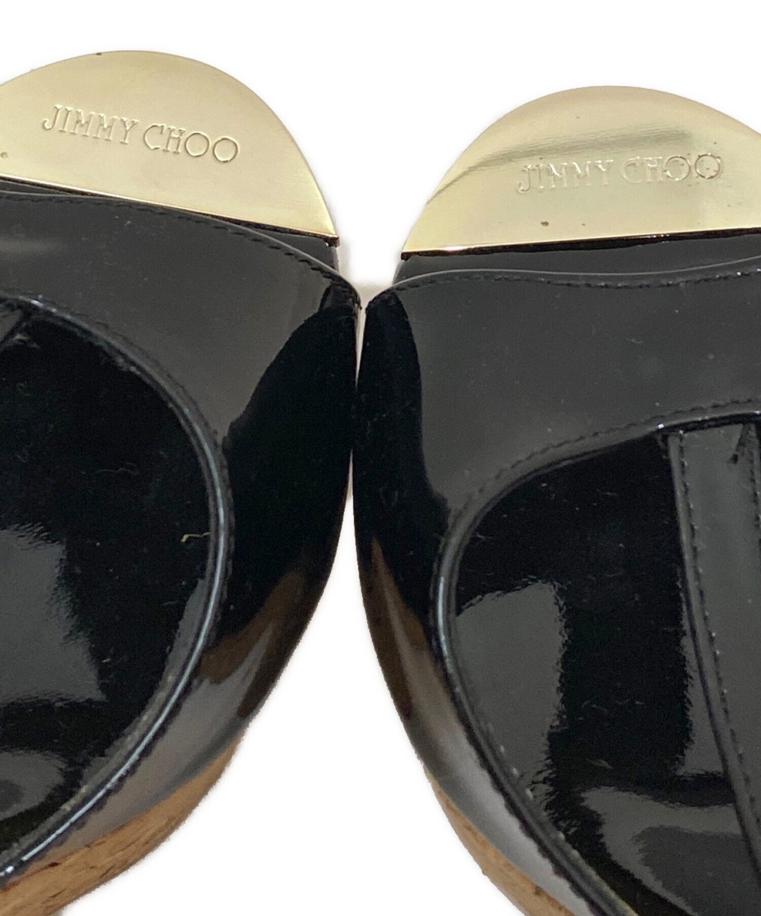 中古・古着通販】JIMMY CHOO (ジミーチュウ) コルクウェッジソール