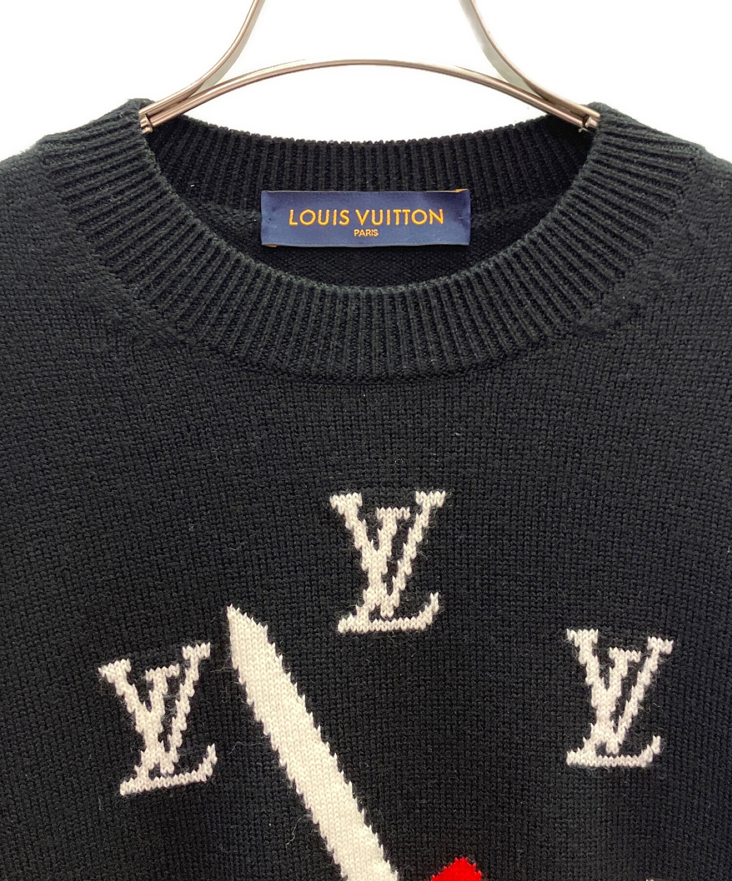LOUIS VUITTON ピースアンドラブ　セーター　メンズMサイズ素材コットン