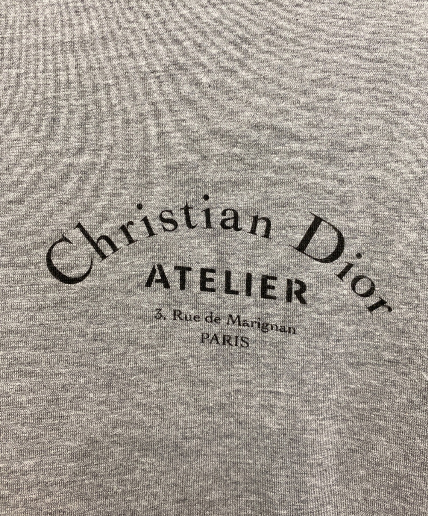 中古・古着通販】Dior (ディオール) Atelier Printed Tee ライトグレー