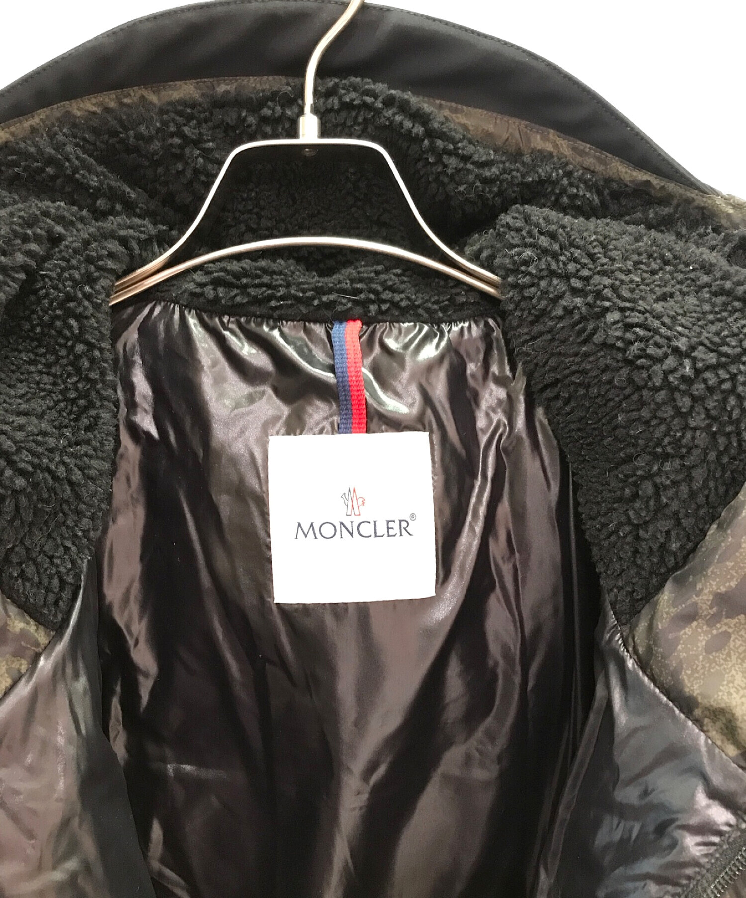 中古・古着通販】MONCLER (モンクレール) OBERT/ダウンコート カーキ×ブラック サイズ:3｜ブランド・古着通販  トレファク公式【TREFAC FASHION】スマホサイト