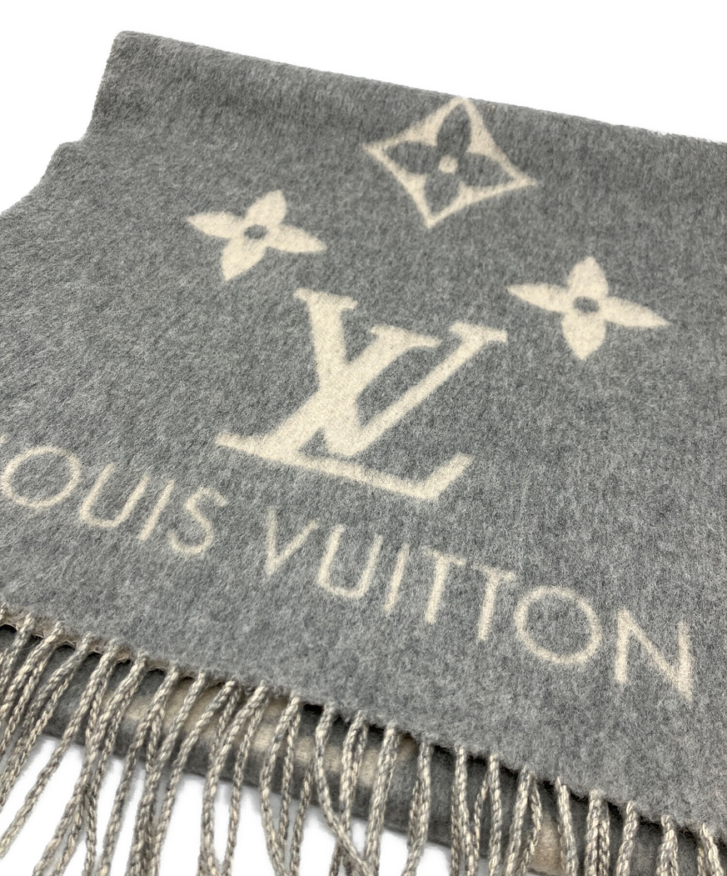 中古・古着通販】LOUIS VUITTON (ルイ ヴィトン) ロゴカシミヤマフラー