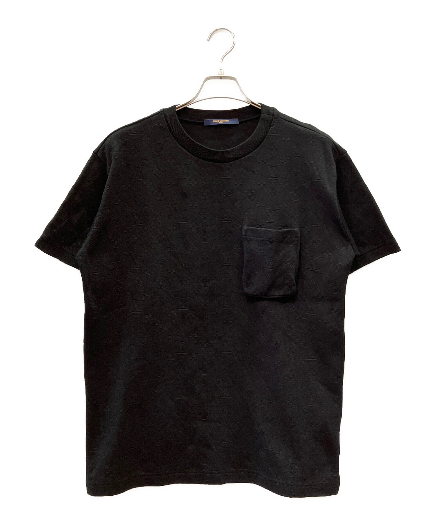 LOUIS VUITTON (ルイ ヴィトン) 3DポケットモノグラムTシャツ ブラック サイズ:M