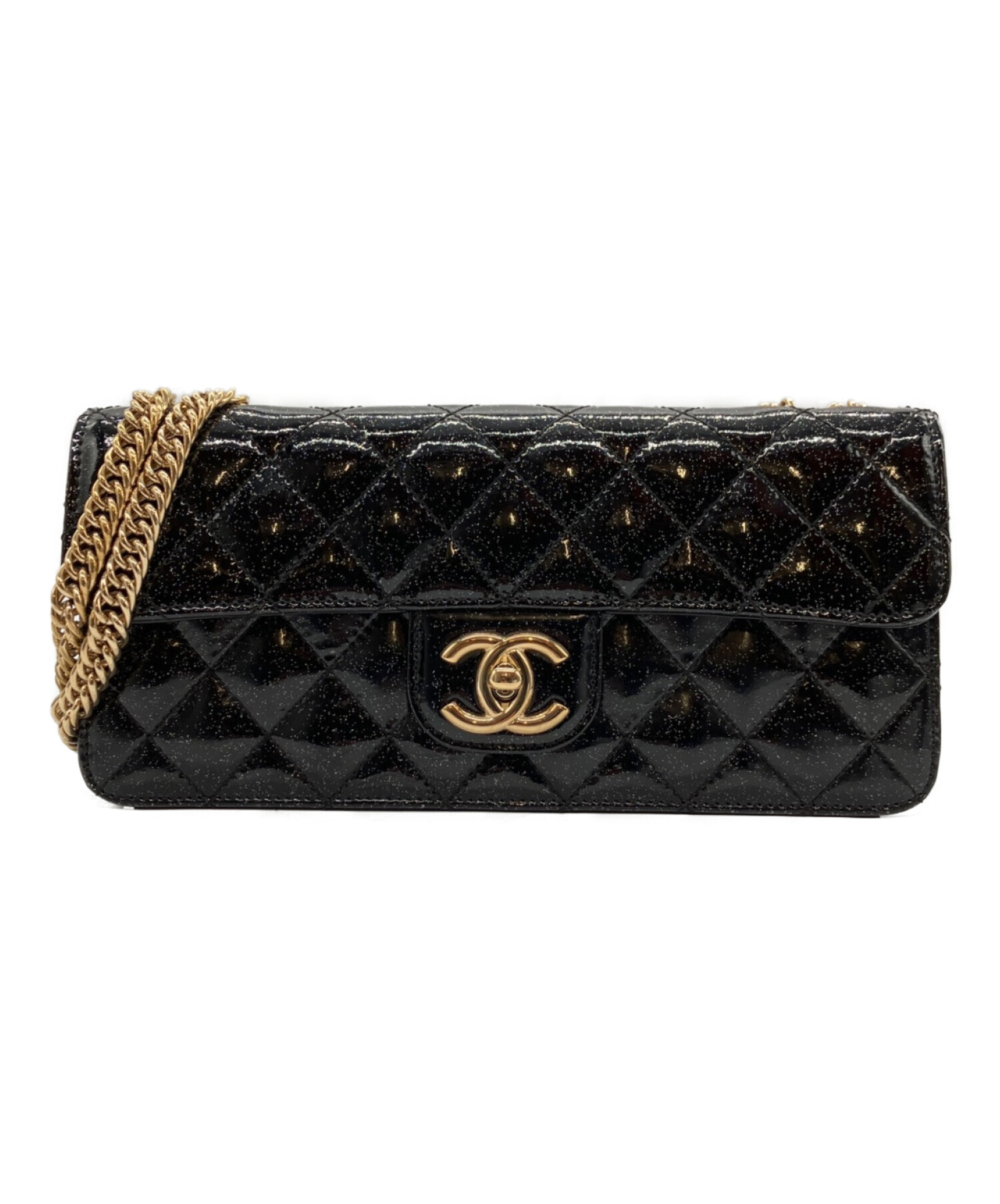 中古・古着通販】CHANEL (シャネル) グリッターマトラッセ ブラック