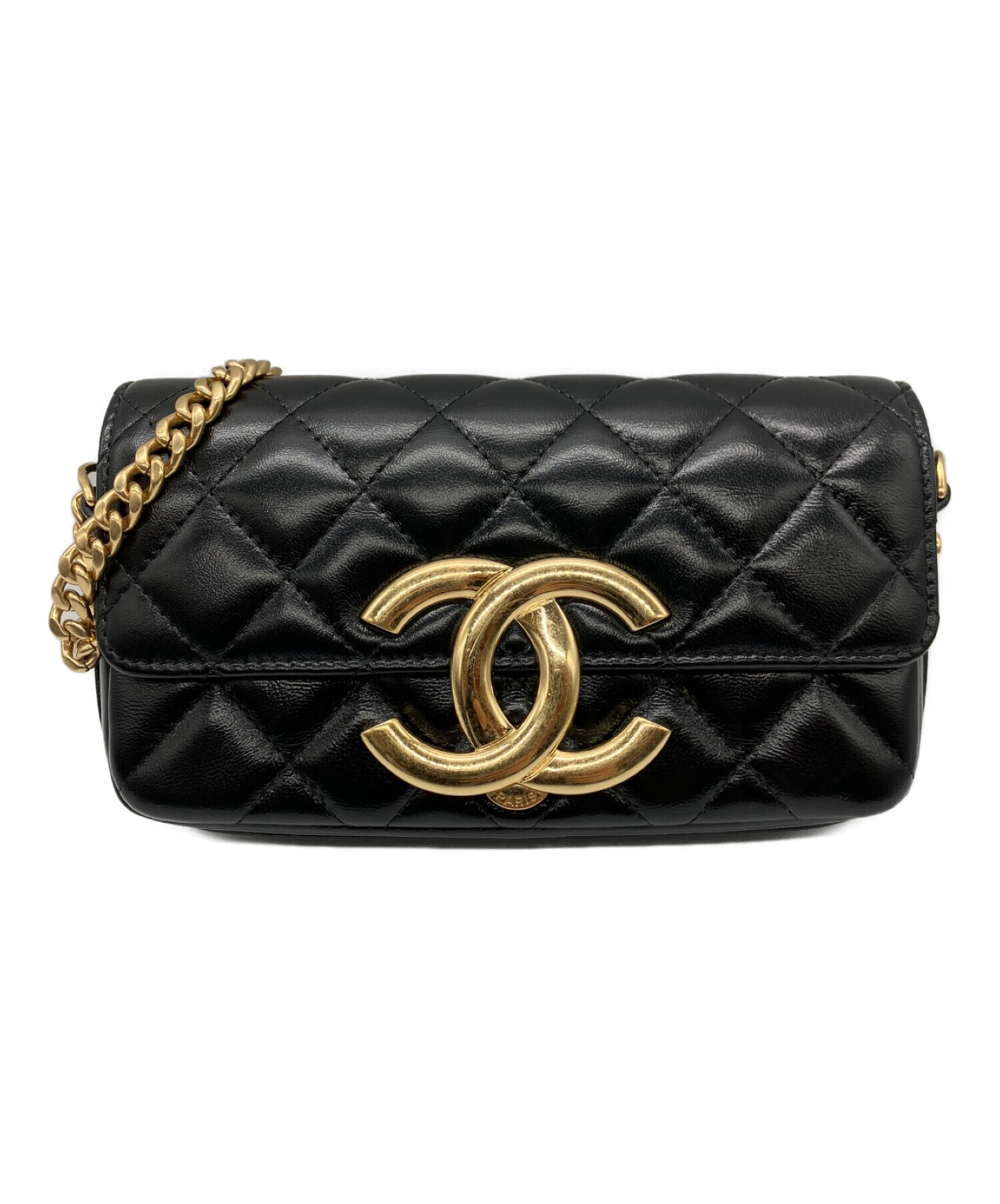 中古・古着通販】CHANEL (シャネル) チェーンショルダーバッグ