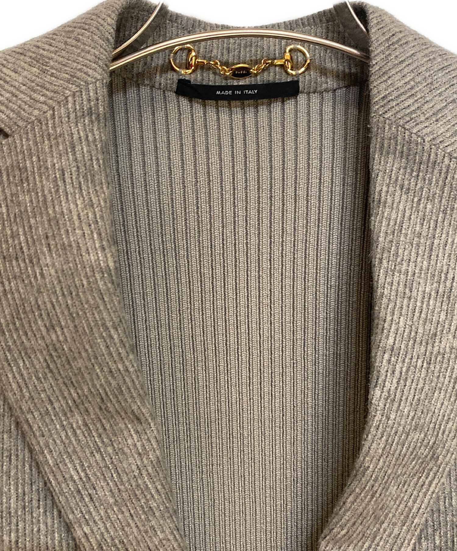 中古・古着通販】GUCCI (グッチ) ストライプセットアップ グレー