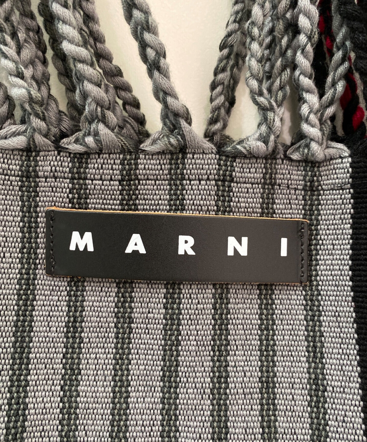 中古・古着通販】MARNI (マルニ) ハンモックバッグ グレー×レッド×グリーン｜ブランド・古着通販 トレファク公式【TREFAC  FASHION】スマホサイト