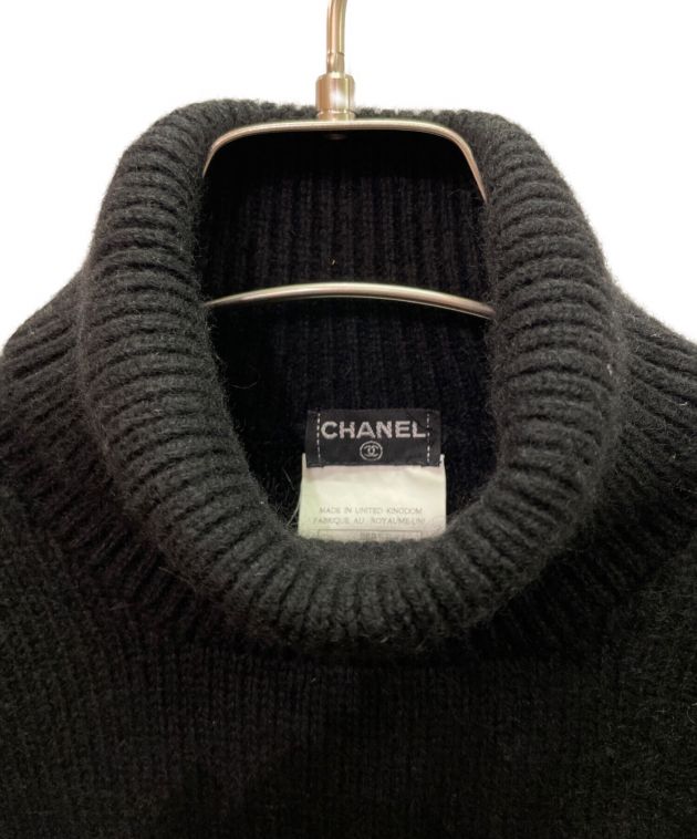 CHANEL　シャネル　タートルネック　ココマーク　セーター　ウール100%着丈約68cm