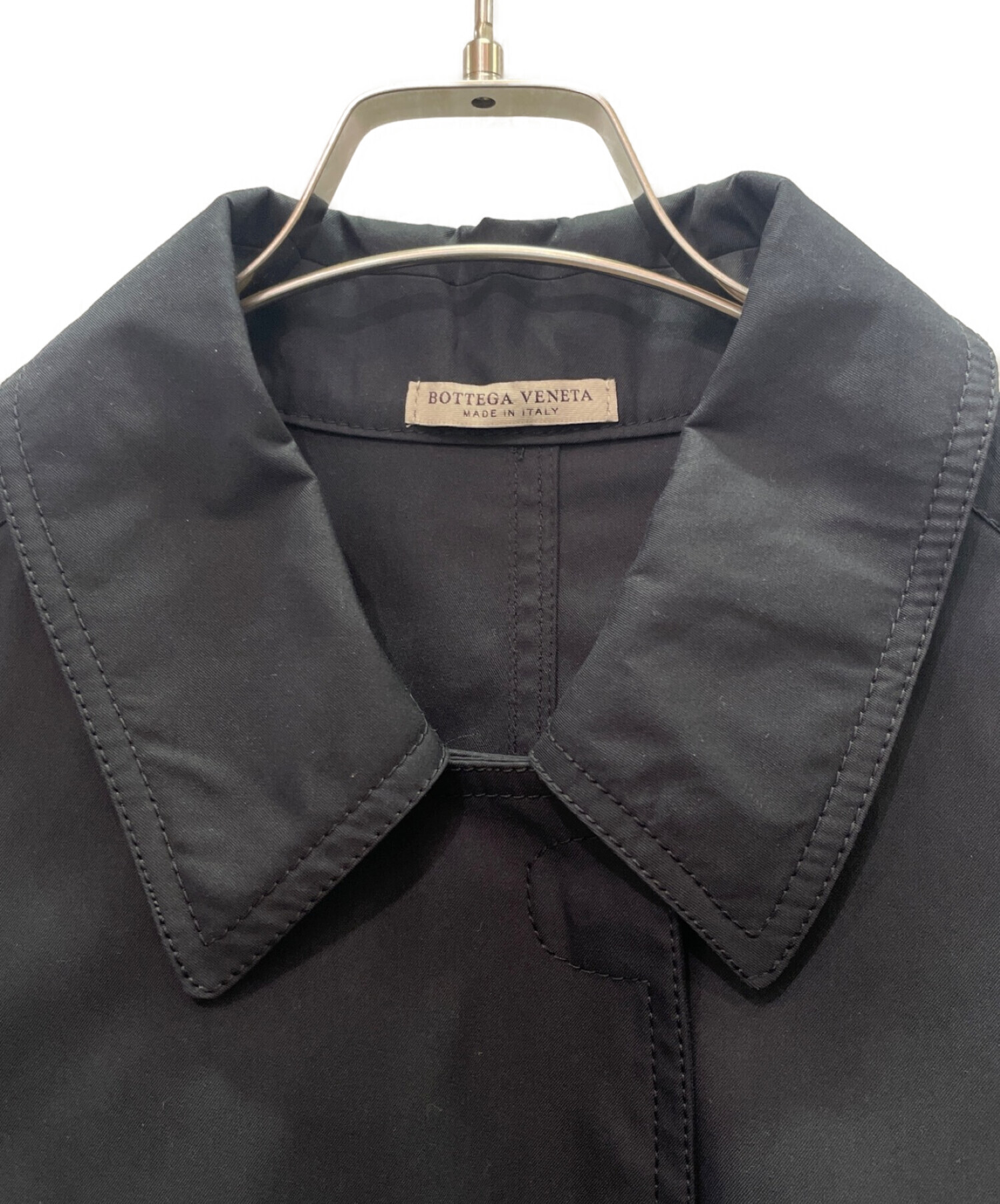 BOTTEGA VENETA (ボッテガベネタ) 外套 トレンチ コート ブラック サイズ:40