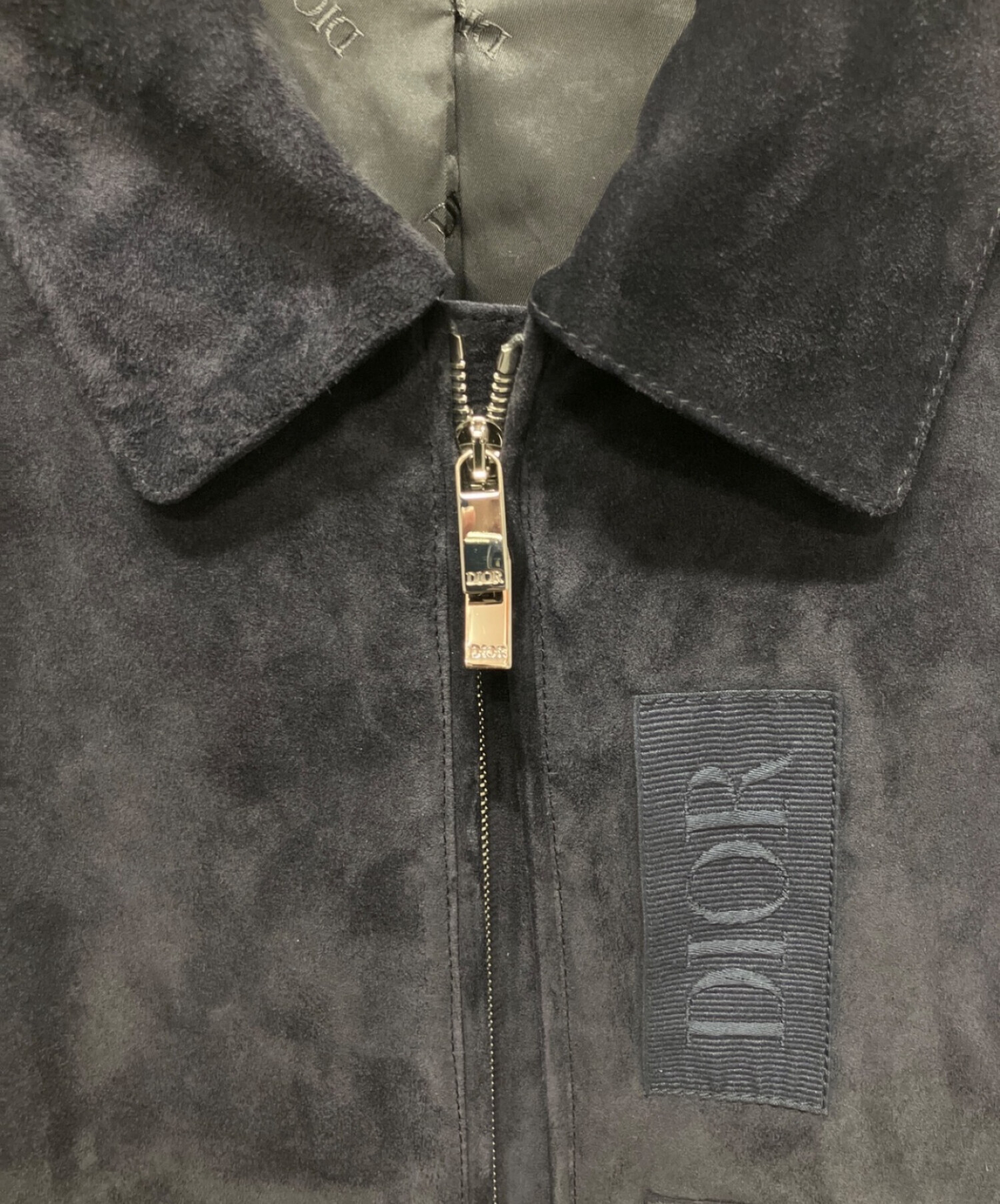 中古・古着通販】Dior (ディオール) スウェードジャケット ネイビー サイズ:48｜ブランド・古着通販 トレファク公式【TREFAC  FASHION】スマホサイト