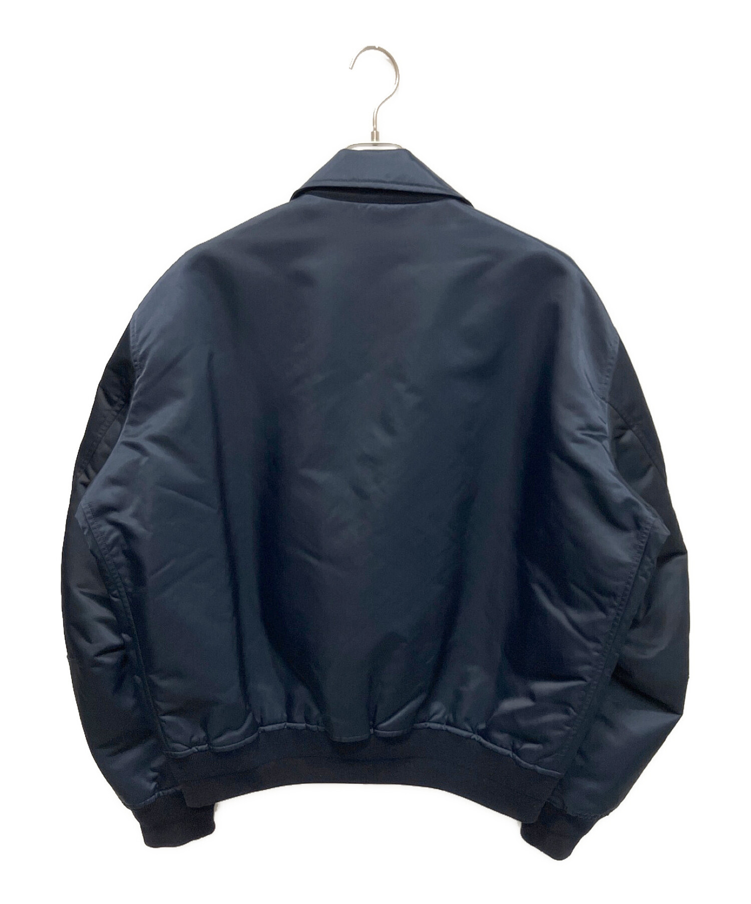 Dior (ディオール) アームロゴデザインスイングトップジャケット ネイビー サイズ:54　