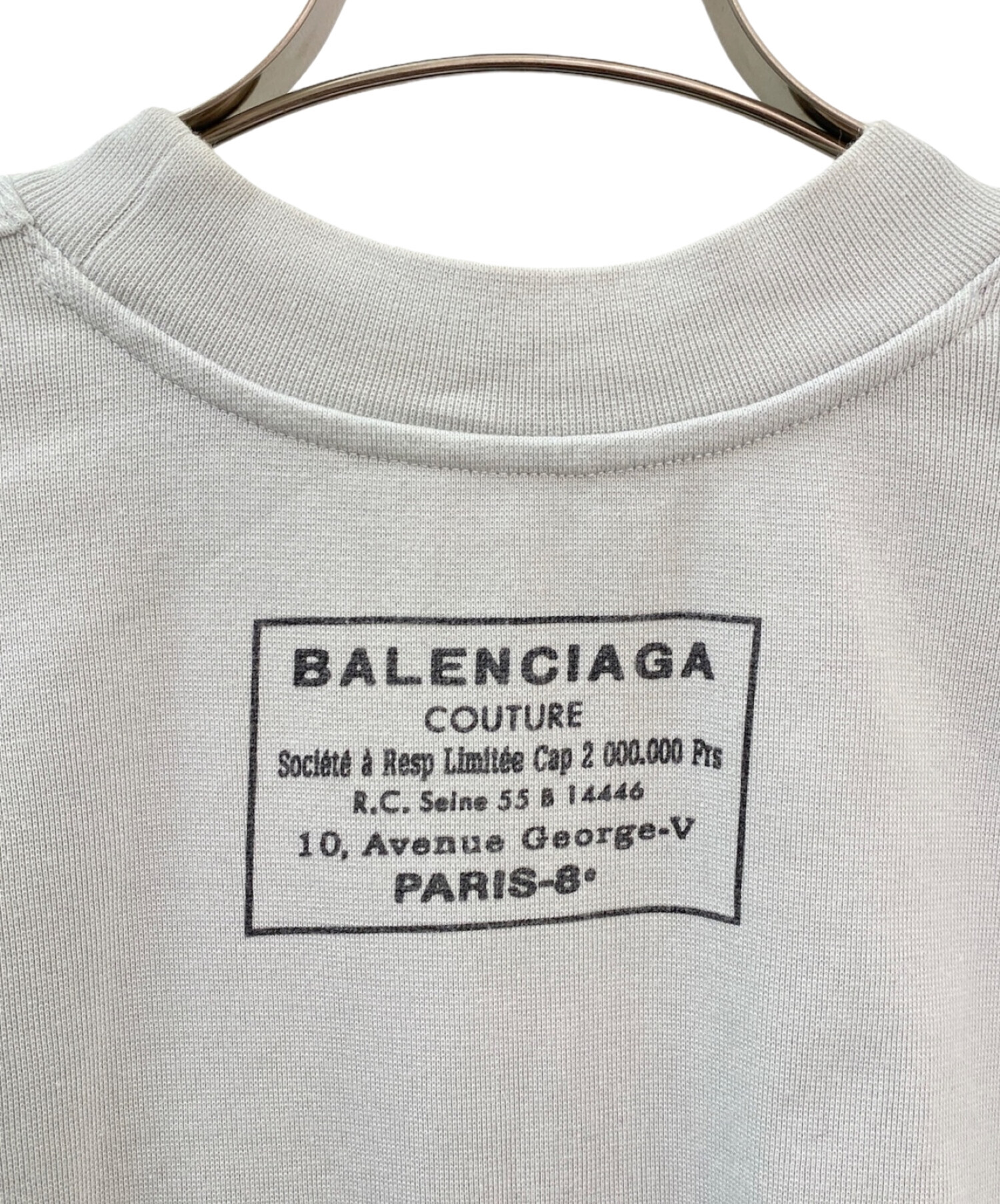 BALENCIAGA (バレンシアガ) バックロゴスウェット グレー サイズ:S