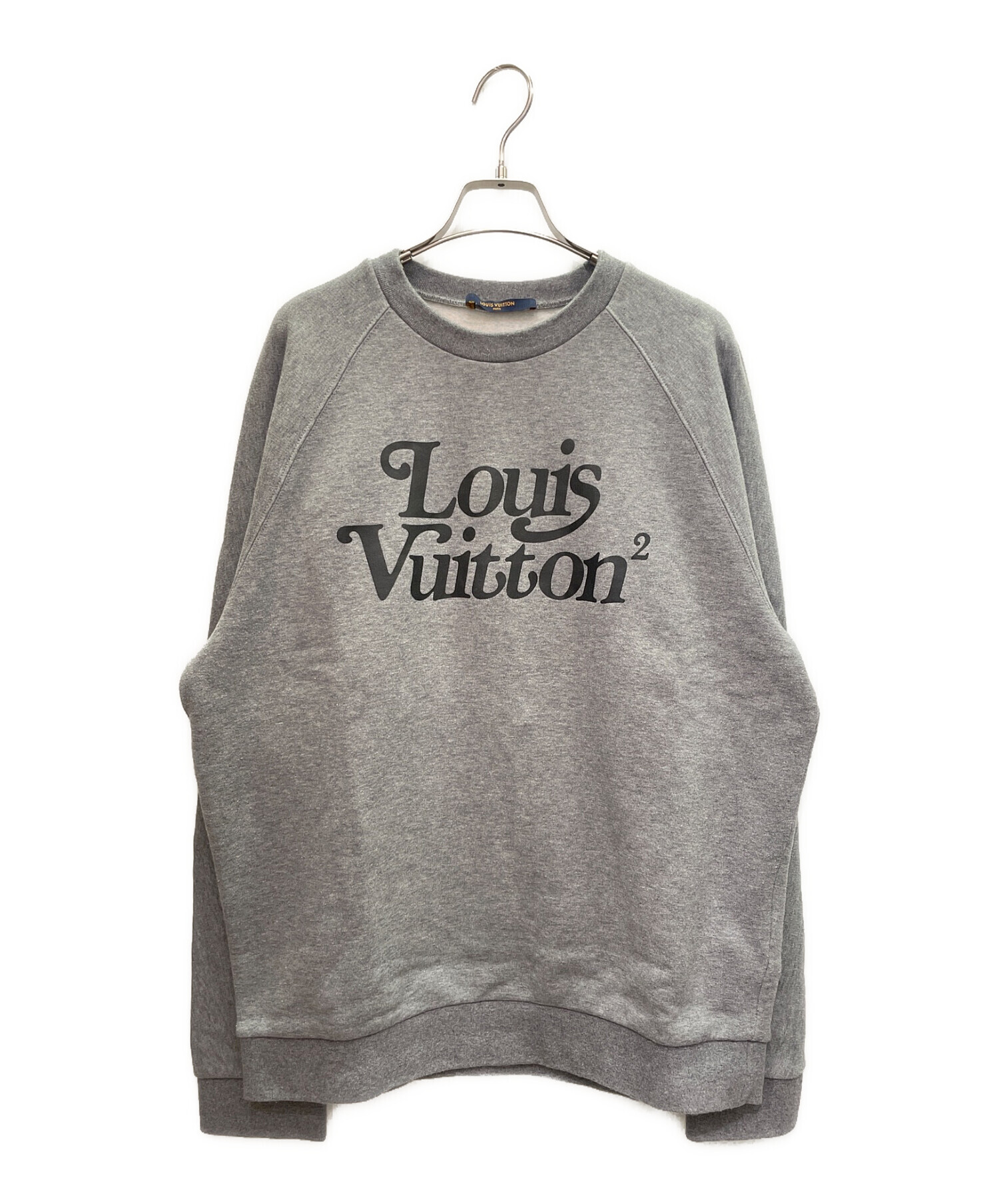 中古・古着通販】LOUIS VUITTON (ルイ ヴィトン) NIGO (二ゴー) Squared LV Sweatshirt グレー  サイズ:M｜ブランド・古着通販 トレファク公式【TREFAC FASHION】スマホサイト