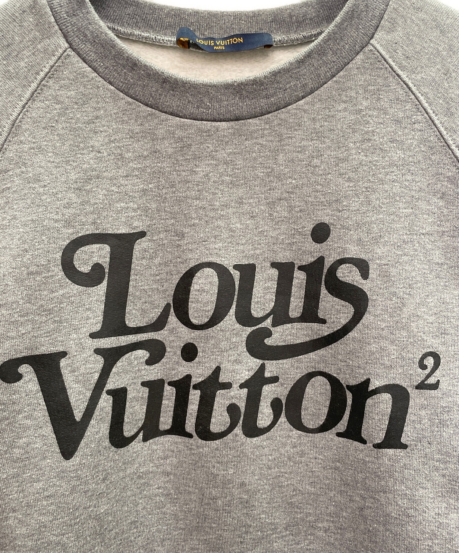 中古・古着通販】LOUIS VUITTON (ルイ ヴィトン) NIGO (二ゴー) Squared LV Sweatshirt グレー  サイズ:M｜ブランド・古着通販 トレファク公式【TREFAC FASHION】スマホサイト