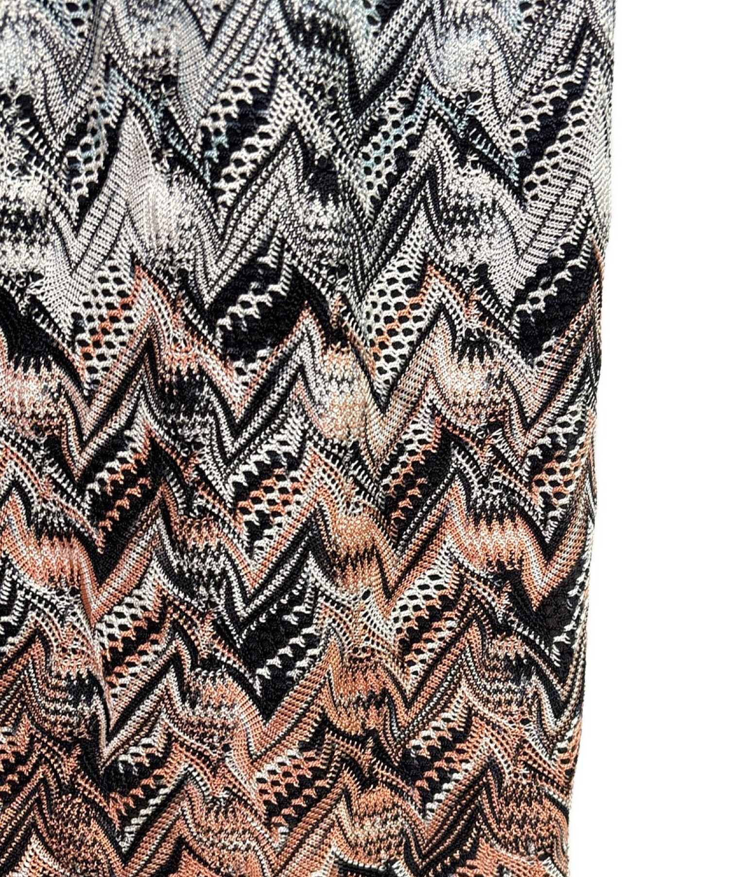 中古・古着通販】missoni (ミッソーニ) MISSONI Dresses レース グラデーション ワンピース ブルー×オレンジ  サイズ:42｜ブランド・古着通販 トレファク公式【TREFAC FASHION】スマホサイト