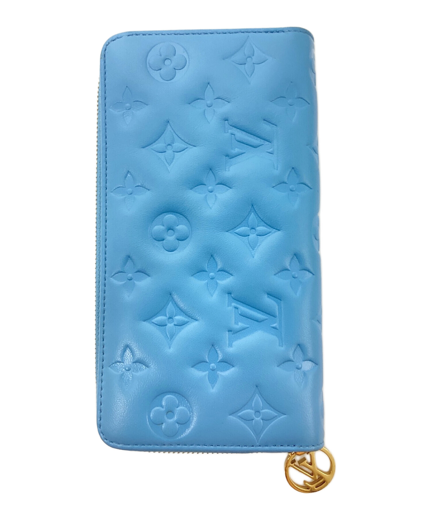 中古・古着通販】LOUIS VUITTON (ルイ ヴィトン) クッサン ジッピー ウォレット ブルー サイズ:-｜ブランド・古着通販  トレファク公式【TREFAC FASHION】スマホサイト