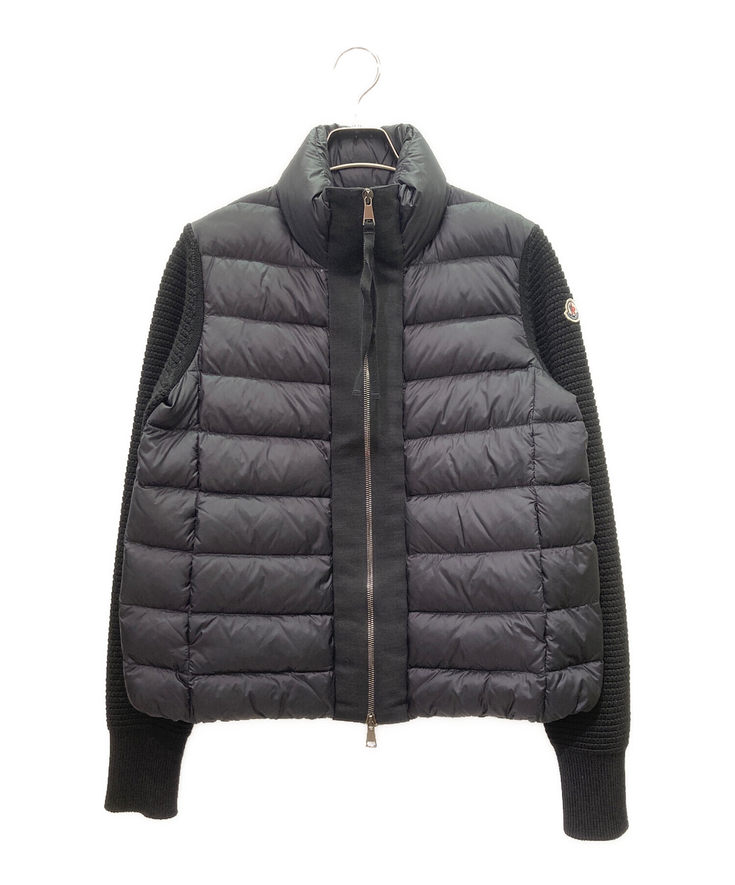 MONCLER (モンクレール) MAGLIONE TRICOT CARDIGAN ダウンジャケット ブラック サイズ:S