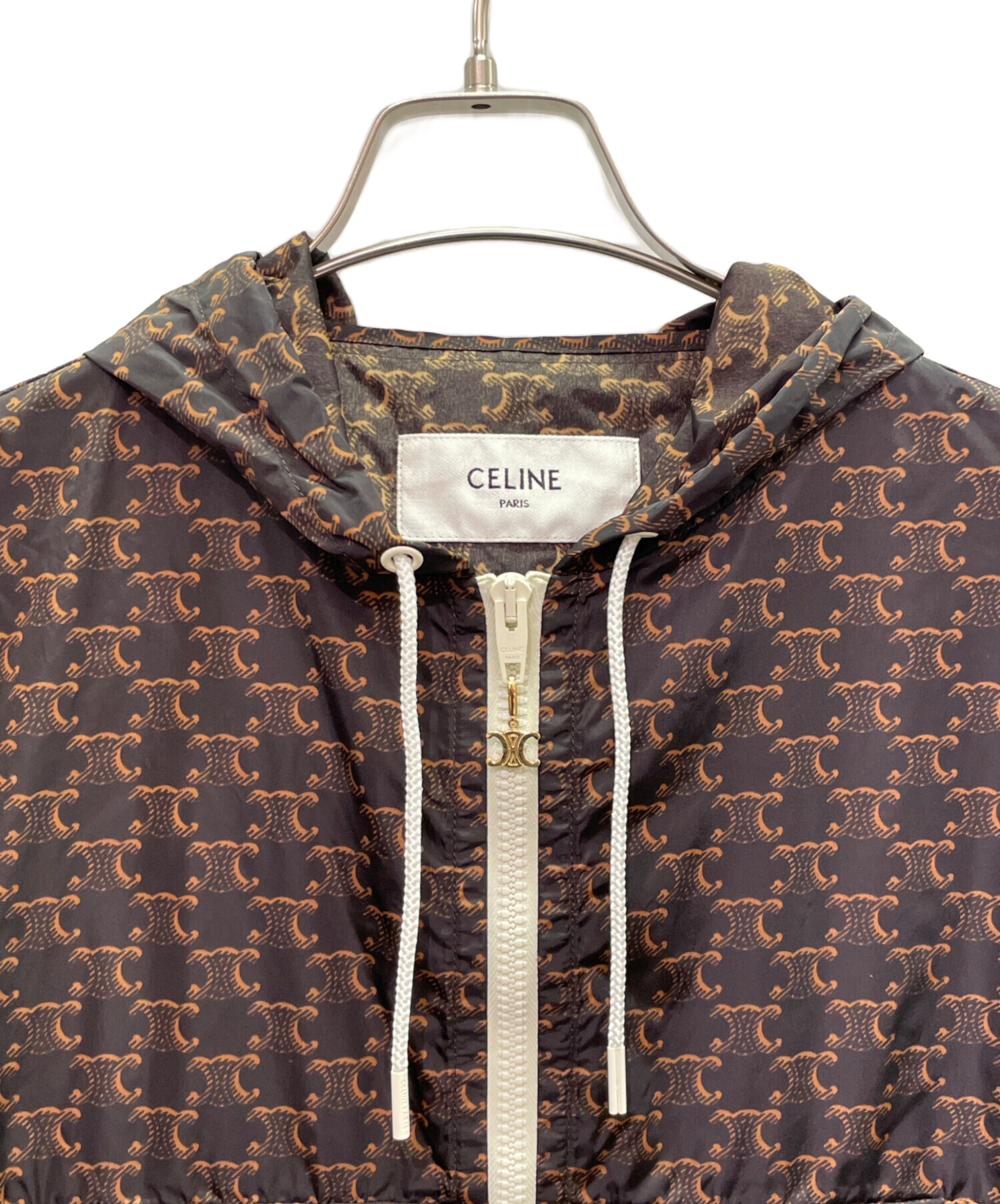 中古・古着通販】CELINE (セリーヌ) 21SS トリオンフ モノグラム ウインドブレーカー ブラウン サイズ:38｜ブランド・古着通販  トレファク公式【TREFAC FASHION】スマホサイト