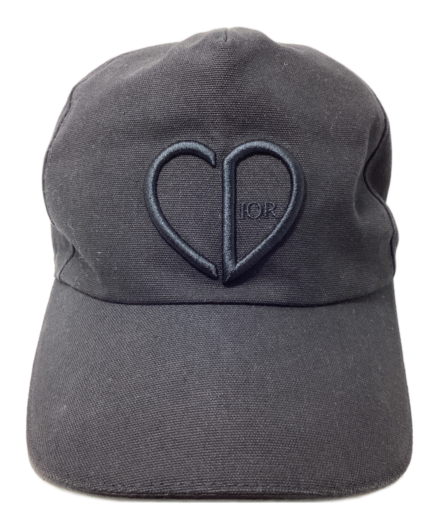 中古・古着通販】Christian Dior (クリスチャン ディオール) 22SS HEART LOGO EMBROIDERED CAP (ハートロゴエンブロイダリーキャップ) ブラック｜ブランド・古着通販 トレファク公式【TREFAC FASHION】スマホサイト