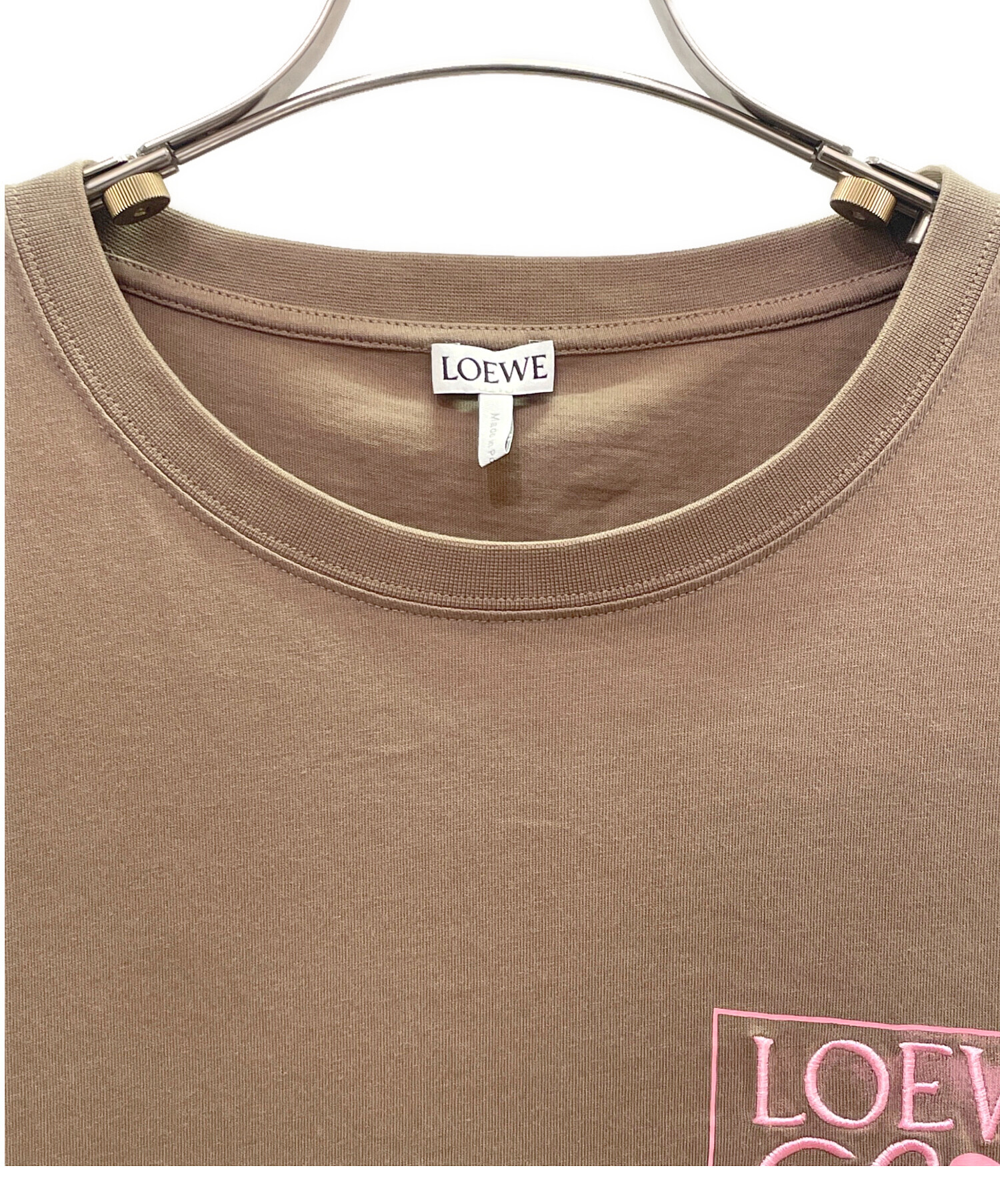 中古・古着通販】LOEWE (ロエベ) アナグラム フェイクポケット Tシャツ ブラウン サイズ:XL｜ブランド・古着通販  トレファク公式【TREFAC FASHION】スマホサイト