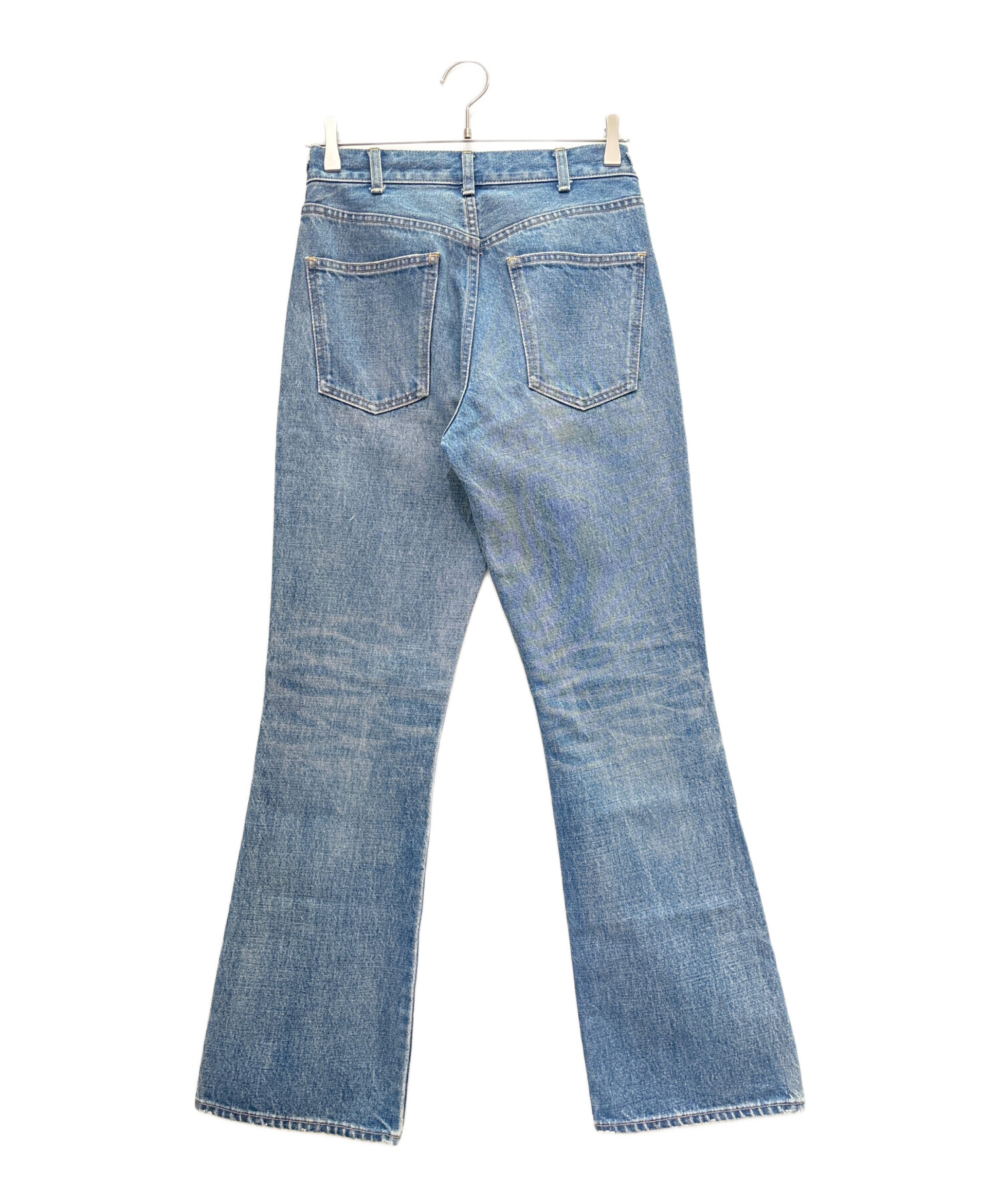 CELINE (セリーヌ) トリンオフ グルメット DYLAN FLARED JEANS インディゴ サイズ:27