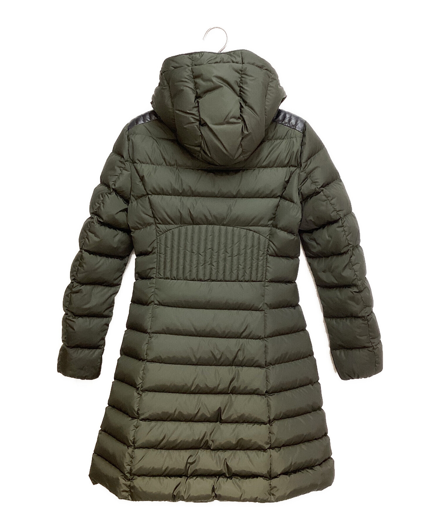 中古・古着通販】MONCLER (モンクレール) TALEV（タレブ）/ロングダウンジャケット カーキ×ブラック｜ブランド・古着通販  トレファク公式【TREFAC FASHION】スマホサイト