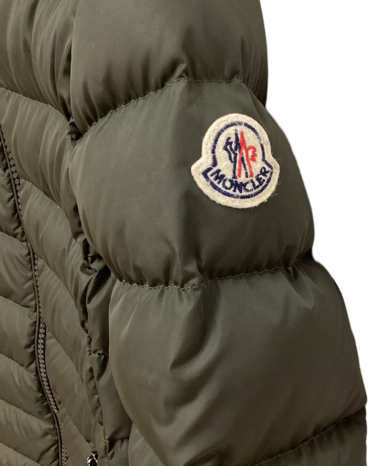 中古・古着通販】MONCLER (モンクレール) TALEV（タレブ）/ロングダウンジャケット カーキ×ブラック｜ブランド・古着通販  トレファク公式【TREFAC FASHION】スマホサイト