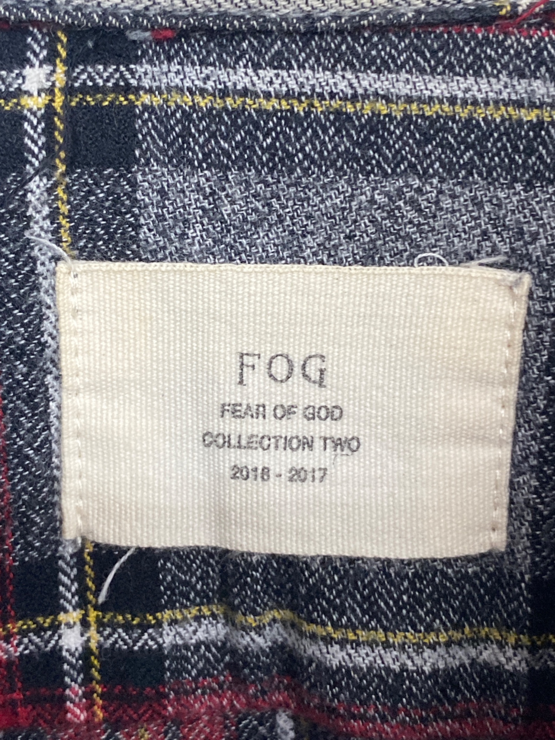 中古・古着通販】Fear Of God (フィア・オブ・ゴッド) ネルシャツ レッド サイズ:L｜ブランド・古着通販 トレファク公式【TREFAC  FASHION】スマホサイト