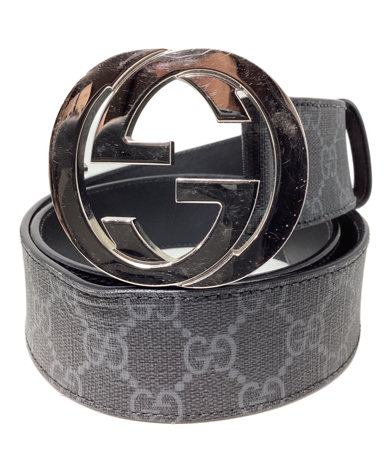 GUCCI (グッチ) Interlocking G Buckle GG Belt（インターロッキングG バックルGGベルト） サイズ:85•34