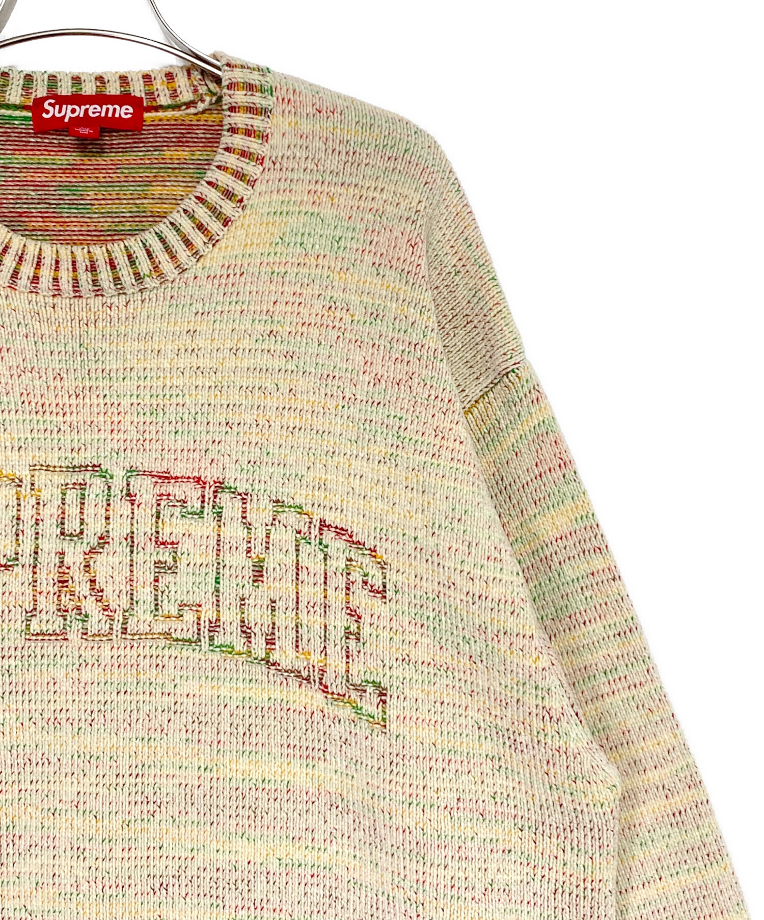 SUPREME (シュプリーム) CONTRAST ARC SWEATER マルチカラー サイズ:XL