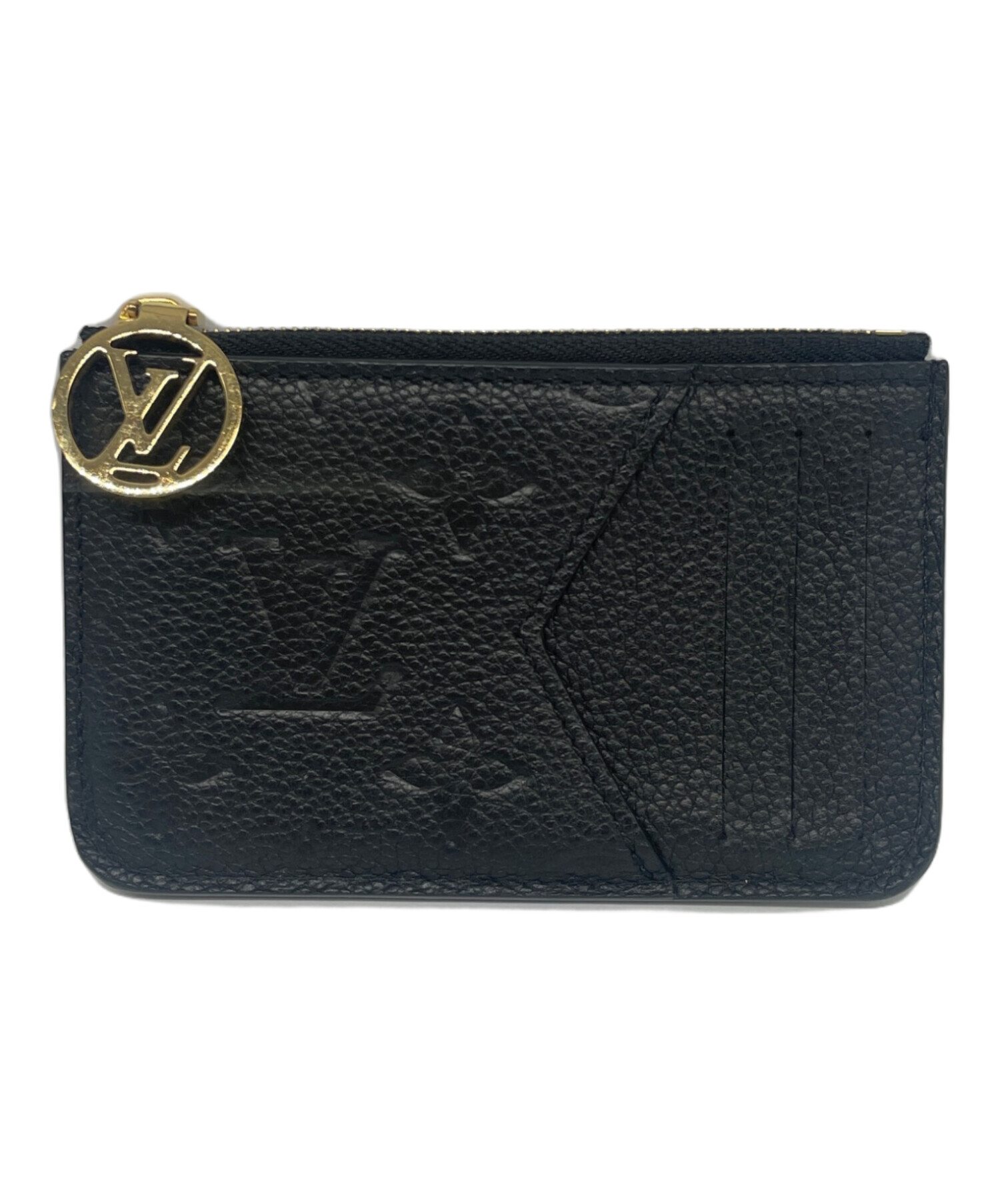 中古・古着通販】LOUIS VUITTON (ルイ ヴィトン) カードケース ポルト カルト・ロミー ブラック｜ブランド・古着通販  トレファク公式【TREFAC FASHION】スマホサイト