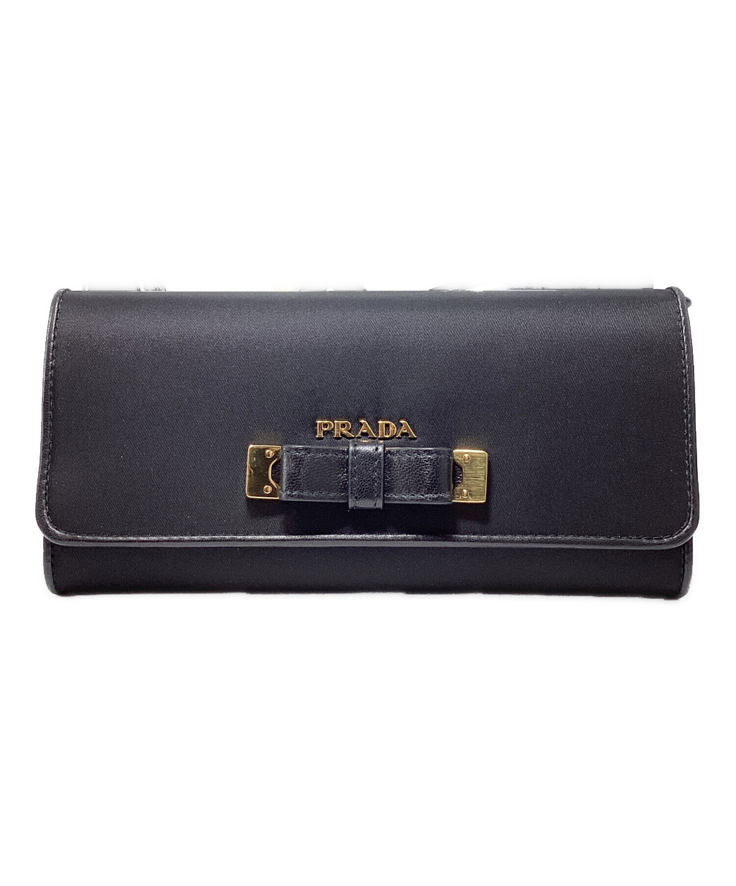 中古・古着通販】PRADA (プラダ) SAFFIANO METAL WALLET(サフィアーノメタルウォレット) ブラック｜ブランド・古着通販  トレファク公式【TREFAC FASHION】スマホサイト