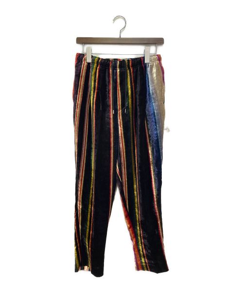 toga virilis 21aw velvet stripe pants | www.mdh.com.sa