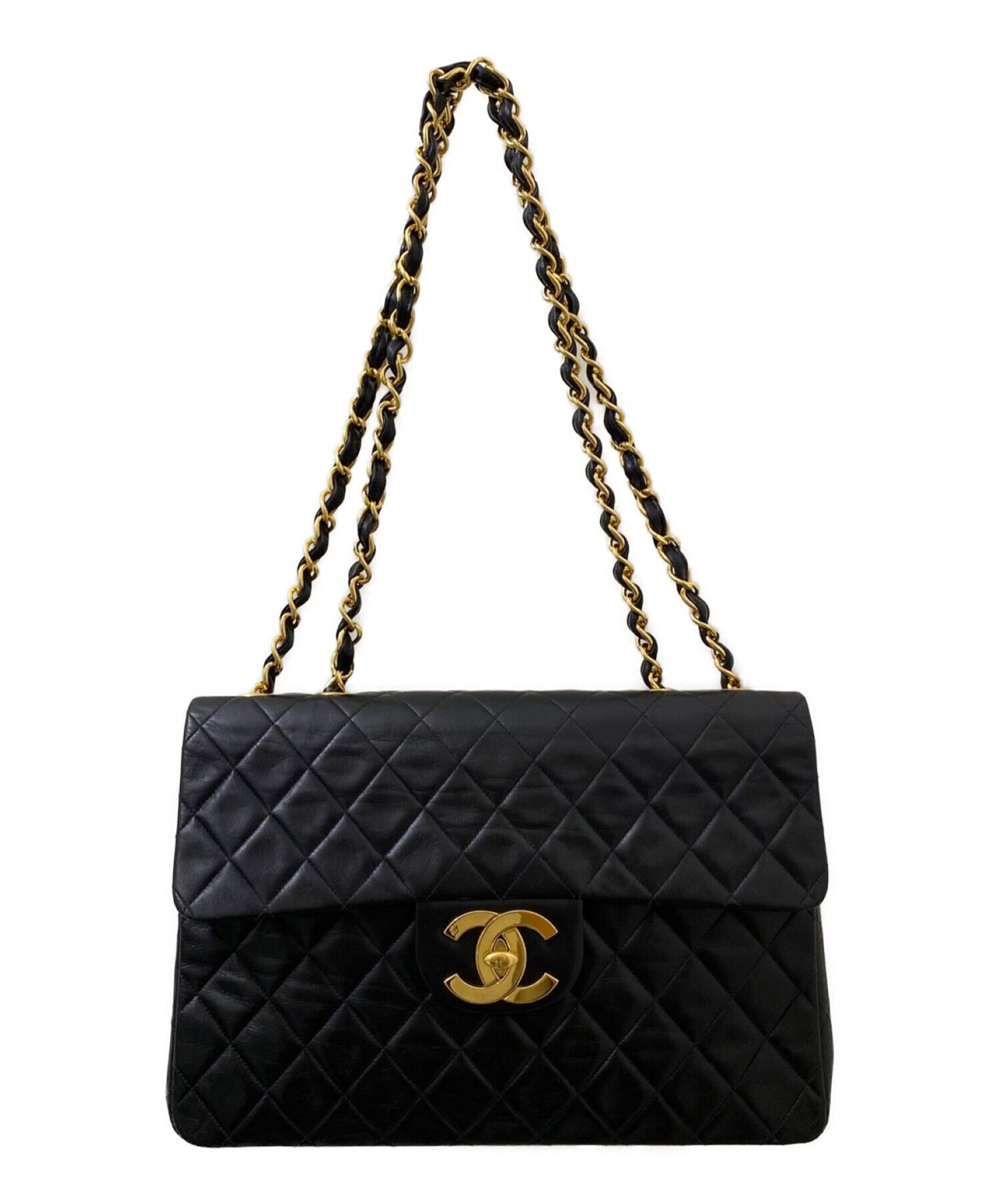 中古・古着通販】CHANEL (シャネル) デカマトラッセ ブラック サイズ