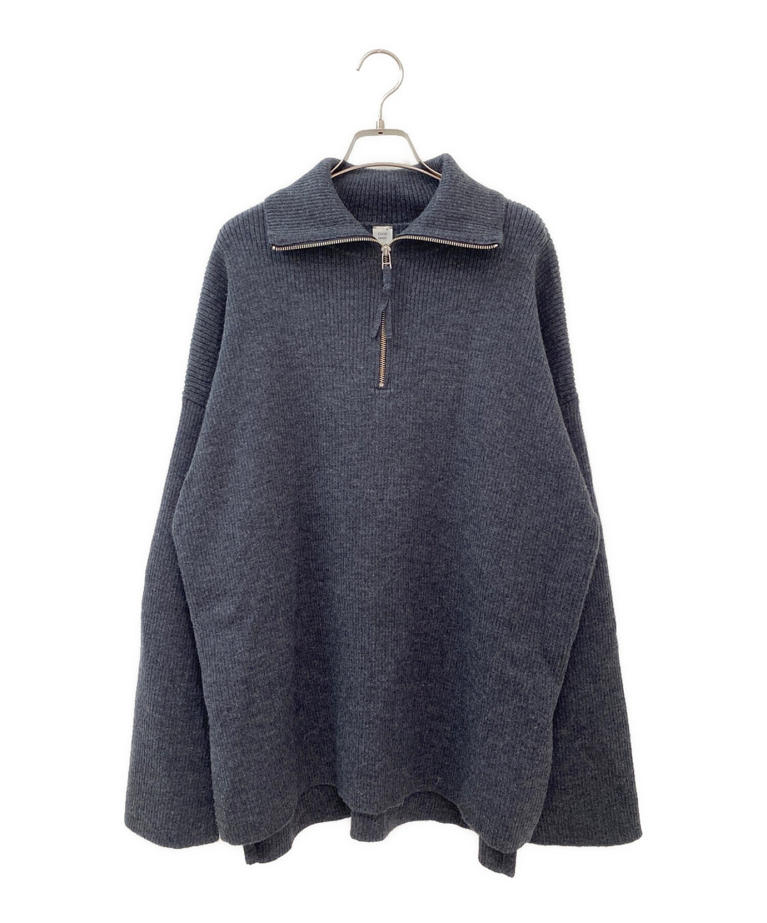 GOOD GRIEF!/グッドグリーフ】Knit Zipped Pullover