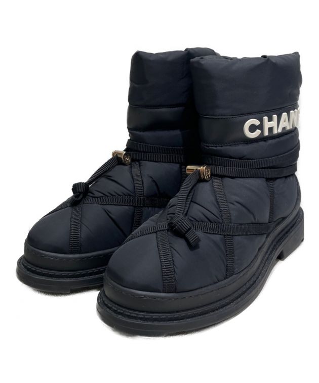 中古・古着通販】CHANEL (シャネル) スノーブーツ ブラック サイズ:36｜ブランド・古着通販 トレファク公式【TREFAC  FASHION】スマホサイト