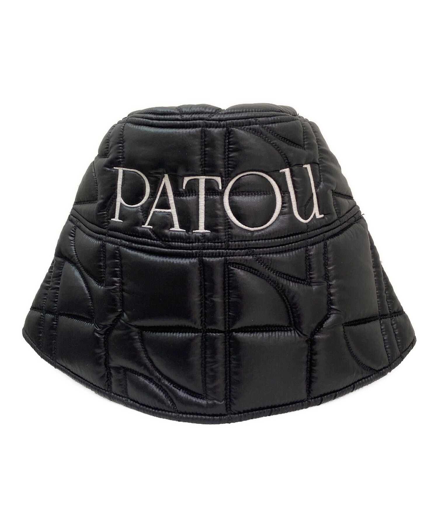 patou (パトゥ) キルティングバケットハット ブラック サイズ:ML