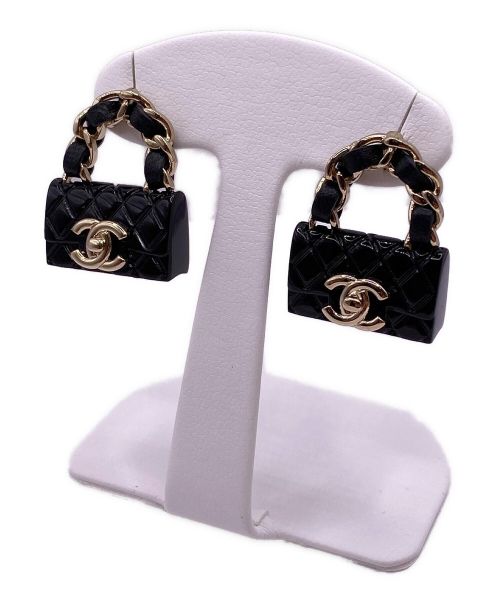 【中古・古着通販】CHANEL (シャネル) バッグモチーフピアス