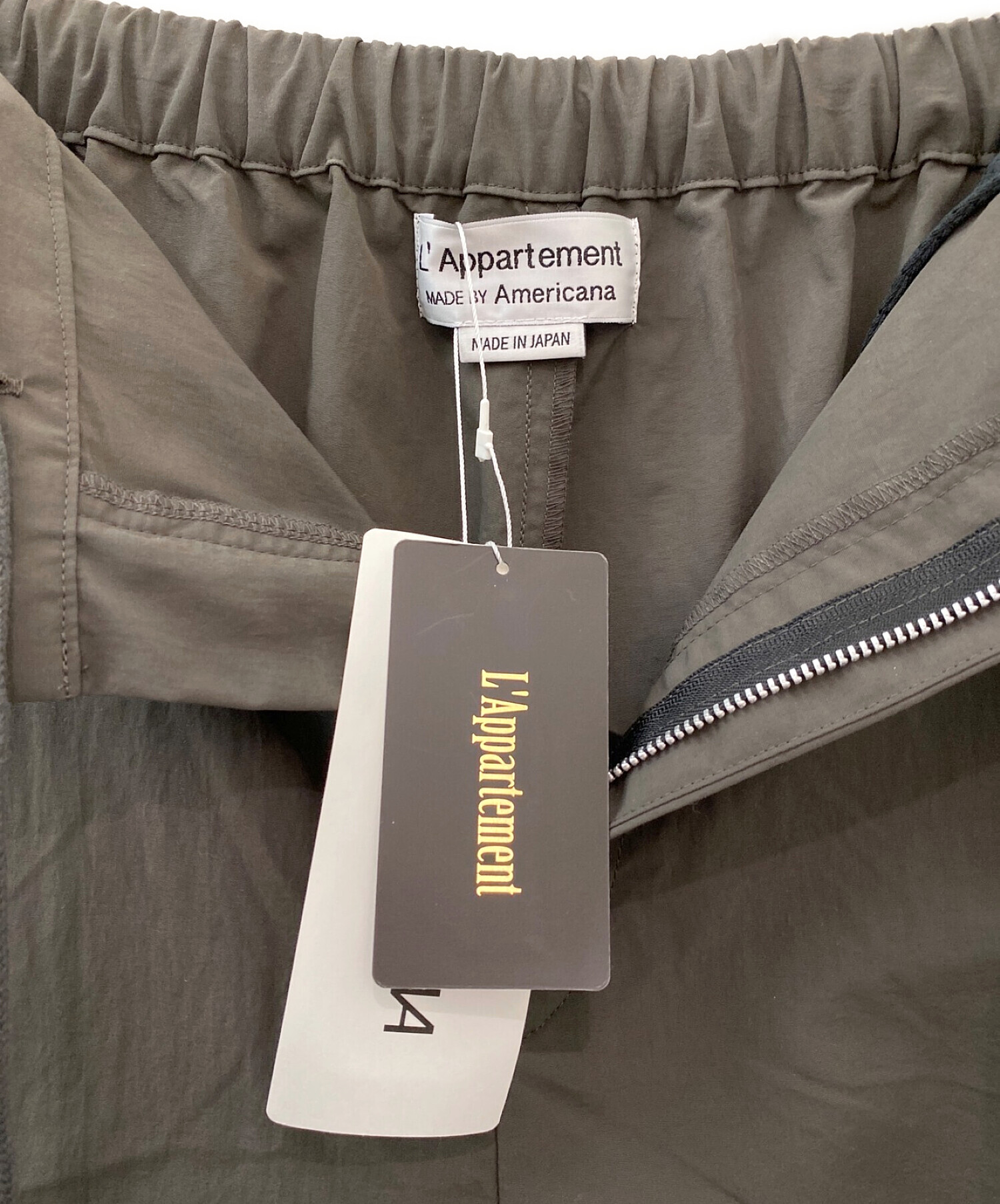 L'appartement (アパルトモン) Americana (アメリカーナ) Nylon Cargo Pants グレー サイズ:36