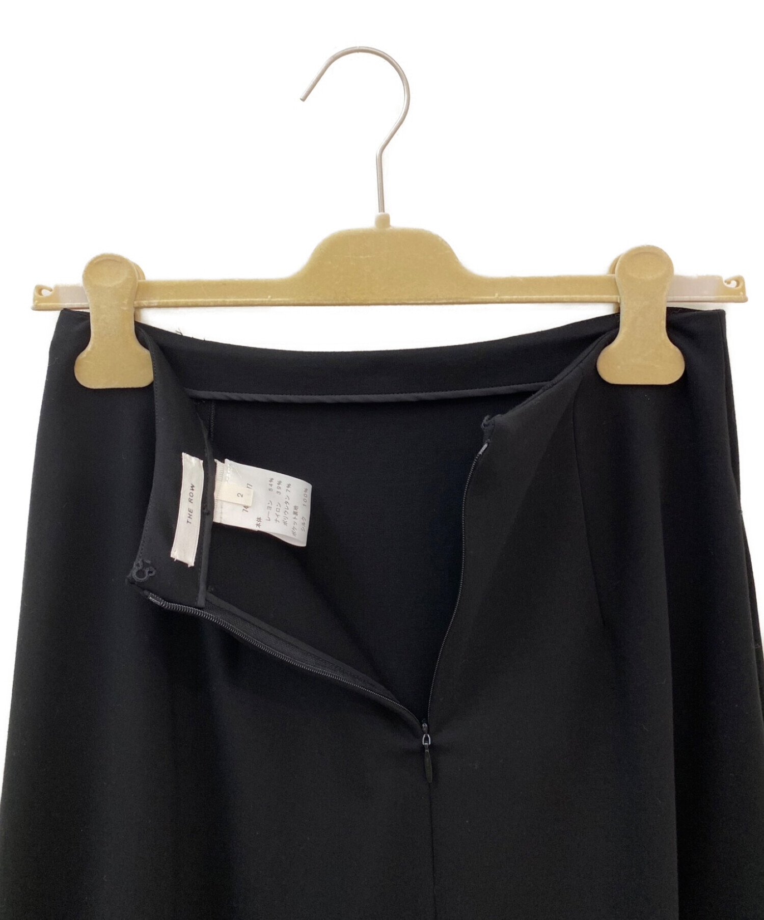 THE ROW (ザ ロウ) フローレス スキューバロングスカート ブラック サイズ:2