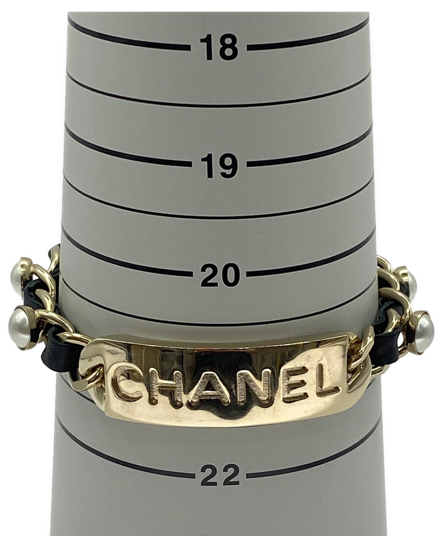 中古・古着通販】CHANEL (シャネル) パールチェーンブレスレット ゴールド×ブラック｜ブランド・古着通販 トレファク公式【TREFAC  FASHION】スマホサイト