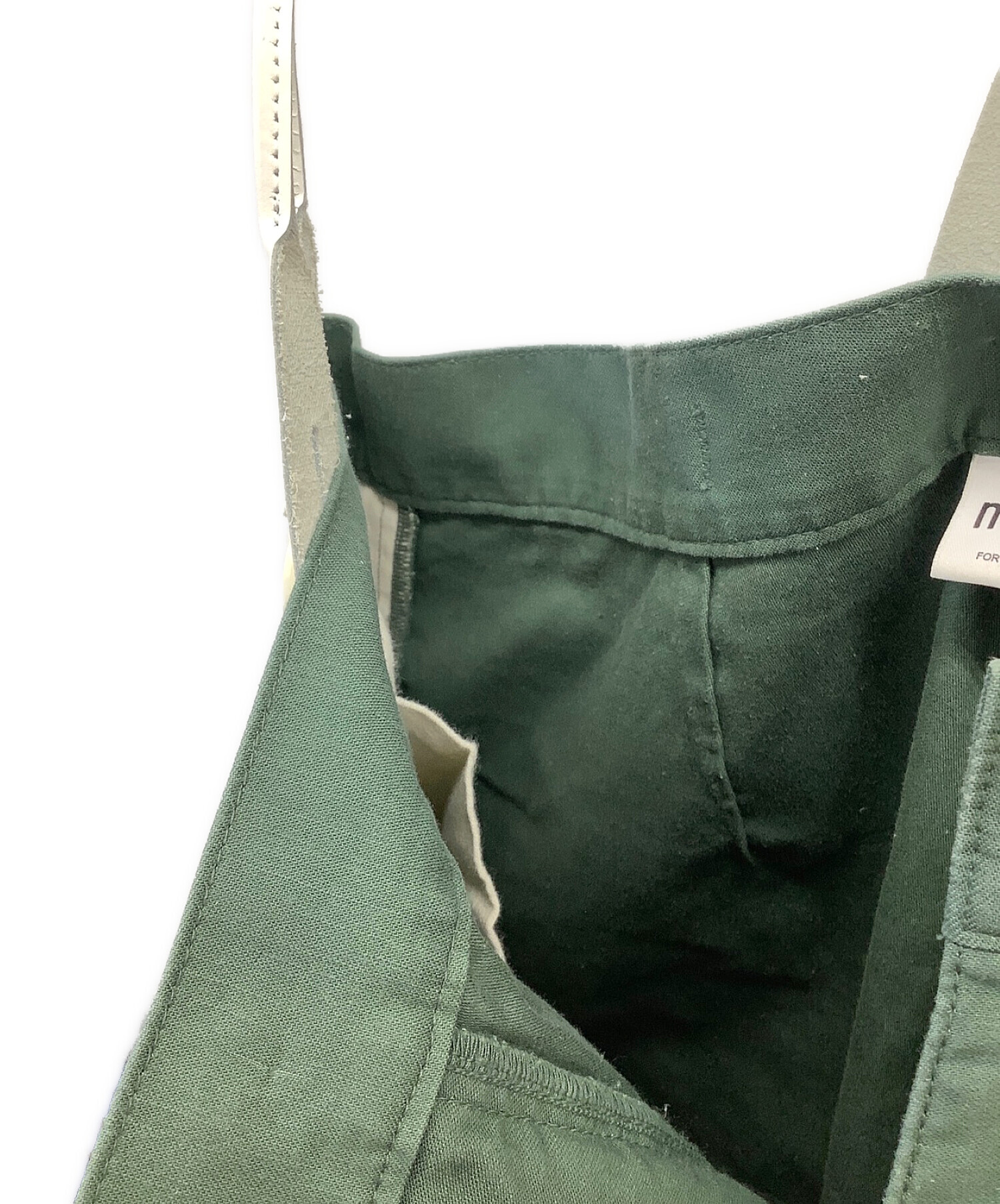 中古・古着通販】nagonstans (ナゴンスタンス) MILITARY CLOTH サスペンダーカーゴpants オリーブ サイズ:S｜ブランド・古着通販  トレファク公式【TREFAC FASHION】スマホサイト