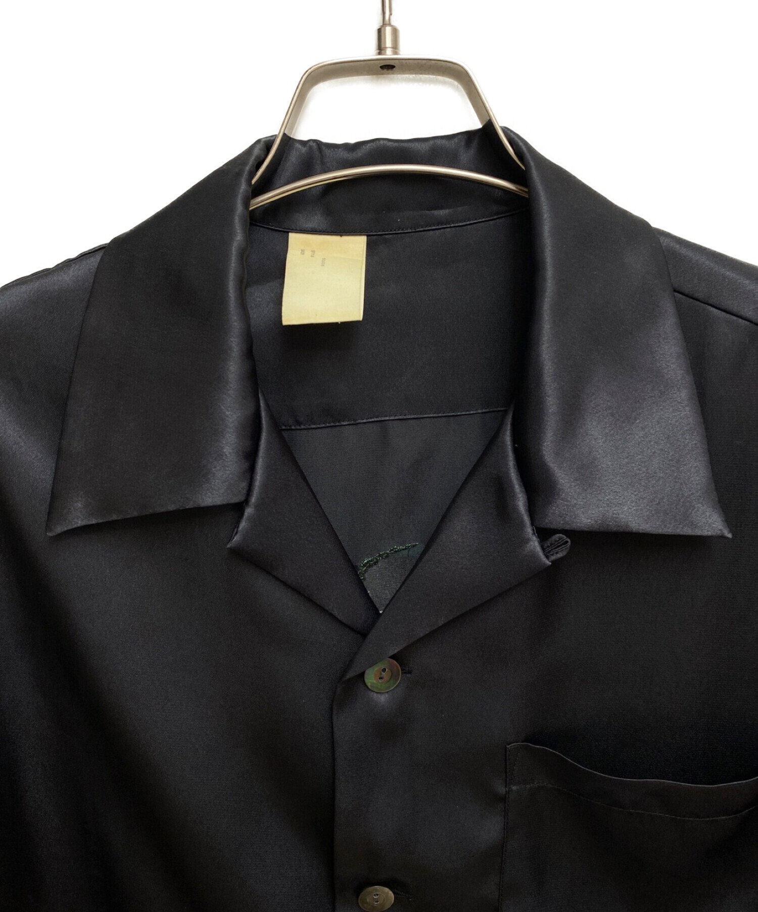 N.HOOLYWOOD (エヌ ハリウッド) マリリンモンロー開襟シャツ ブラック サイズ:36