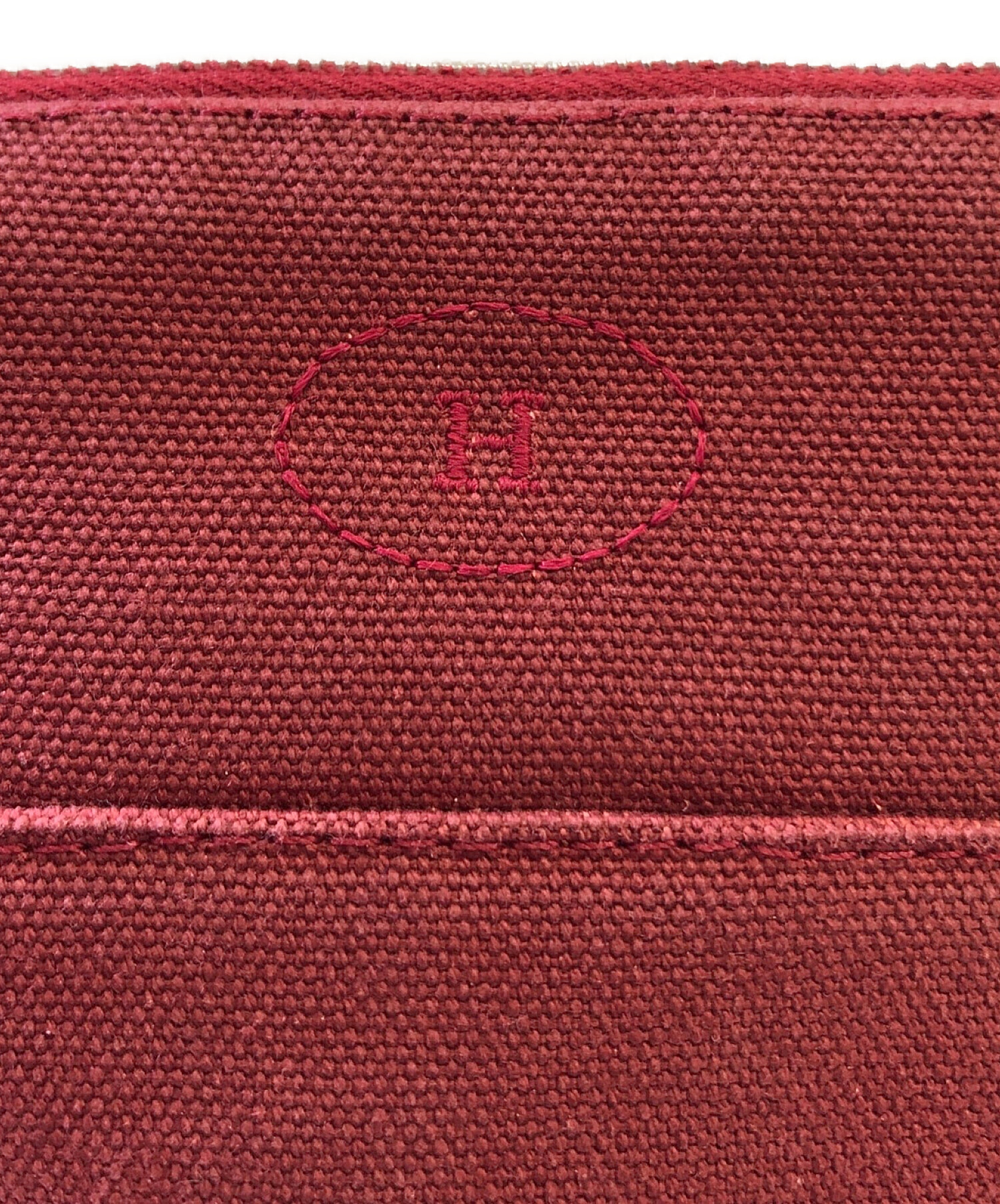 中古・古着通販】HERMES (エルメス) ボリードポーチ16 レッド サイズ