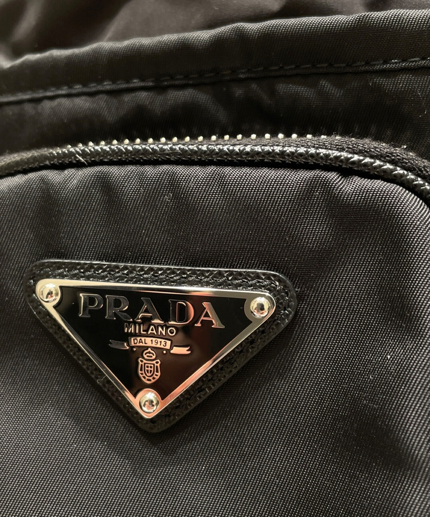 PRADA (プラダ) P.TA CELLULARE IN TESSUTO NERO TU ブラック サイズ:-