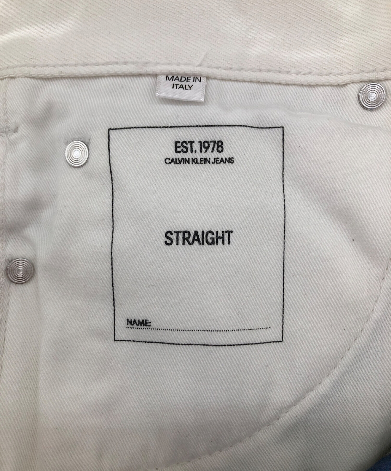 CALVIN KLEIN JEANS EST.1978 (カルバンクラインジーンズエスタブリッシュド1978) デニムパンツ マルチカラー サイズ:30