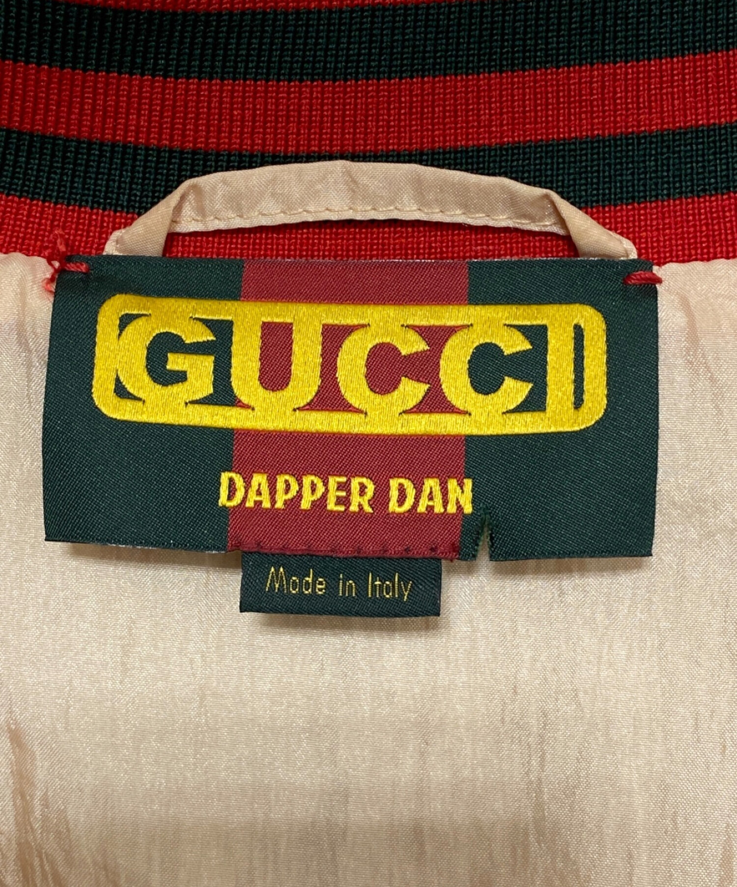 GUCCI (グッチ) DAPPER DAN (ダッパーダン) Dragon Track Jacket ベージュ サイズ:L