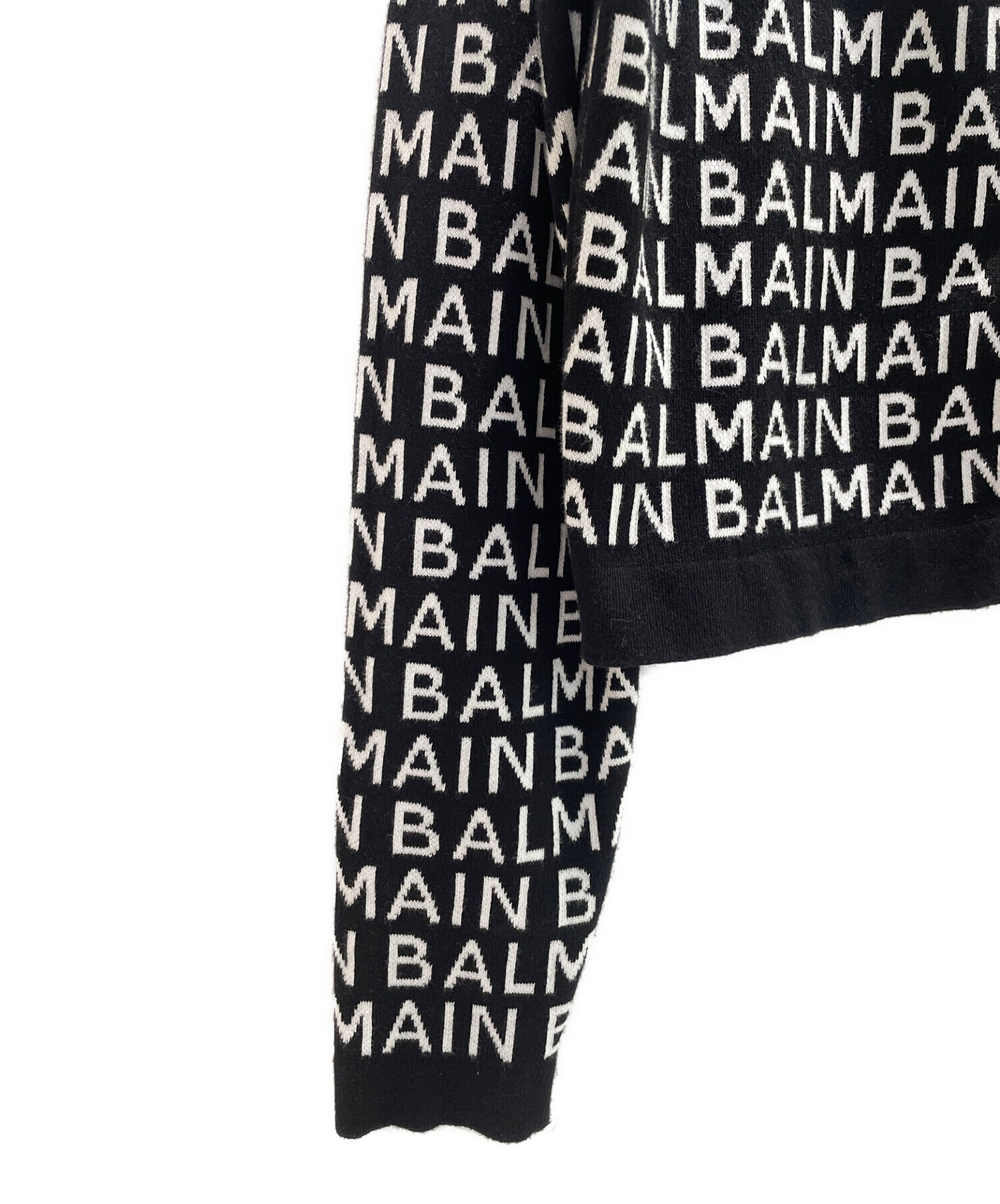 中古・古着通販】BALMAIN (バルマン) ロゴカーディガン ブラック サイズ:14A｜ブランド・古着通販 トレファク公式【TREFAC  FASHION】スマホサイト